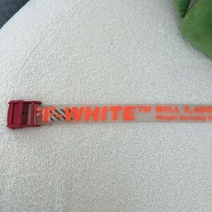 Orange OFF WHITE belt